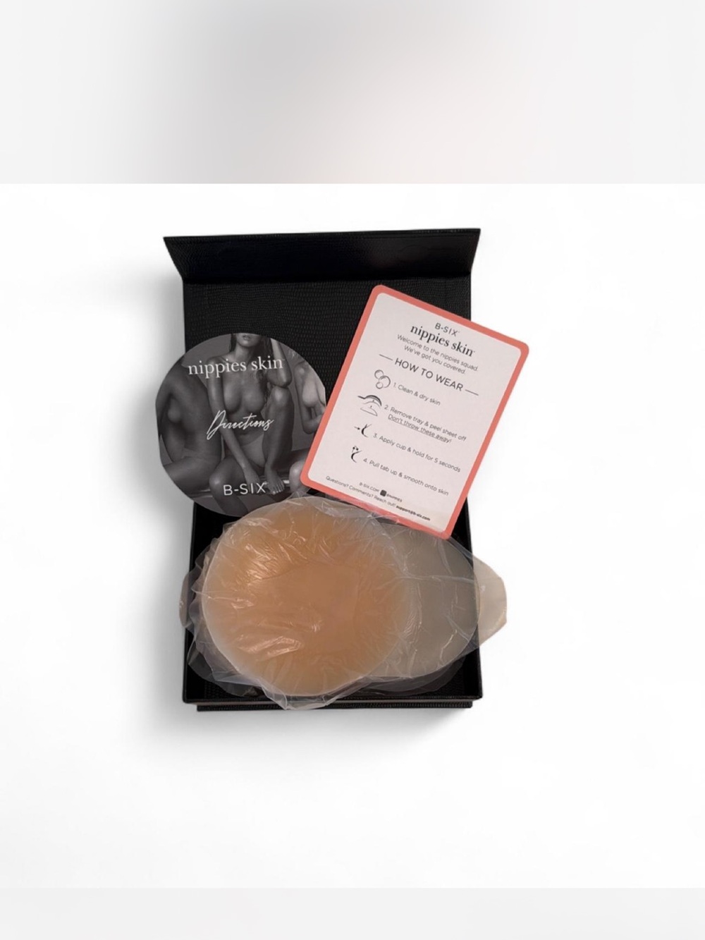 B-Six Nippies Skin Adhesive Nipple Covers - Nude